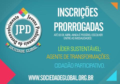 Inscrições Prorrogadas JPD 2014